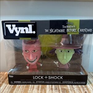 FUNKO POP FIGURES 2 PACK VYNL LOCK SHOCK Nightmare Before CHRISTMAS NEW NIB